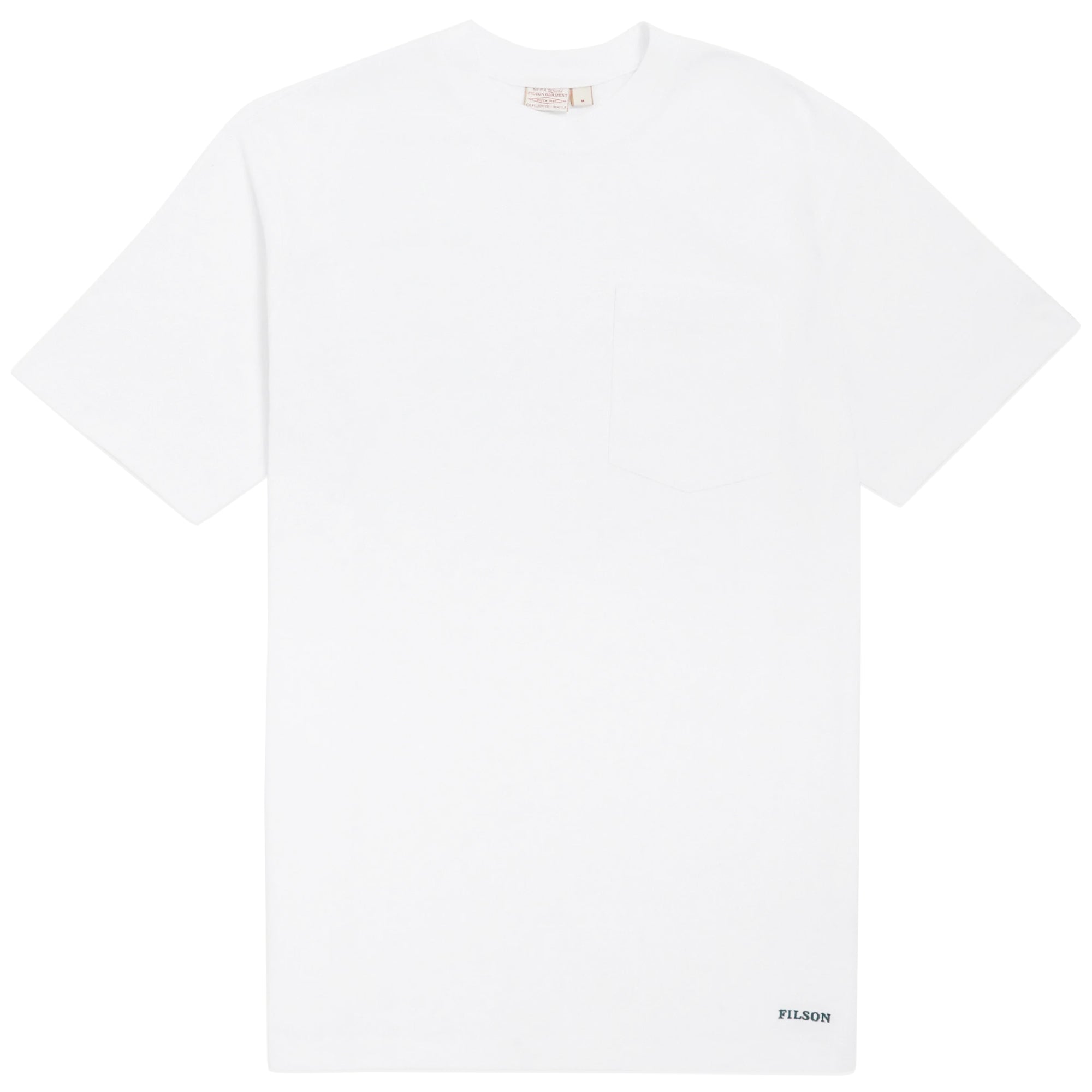 Filson Pioneer Solid One Pocket T-Shirt - Bright White
