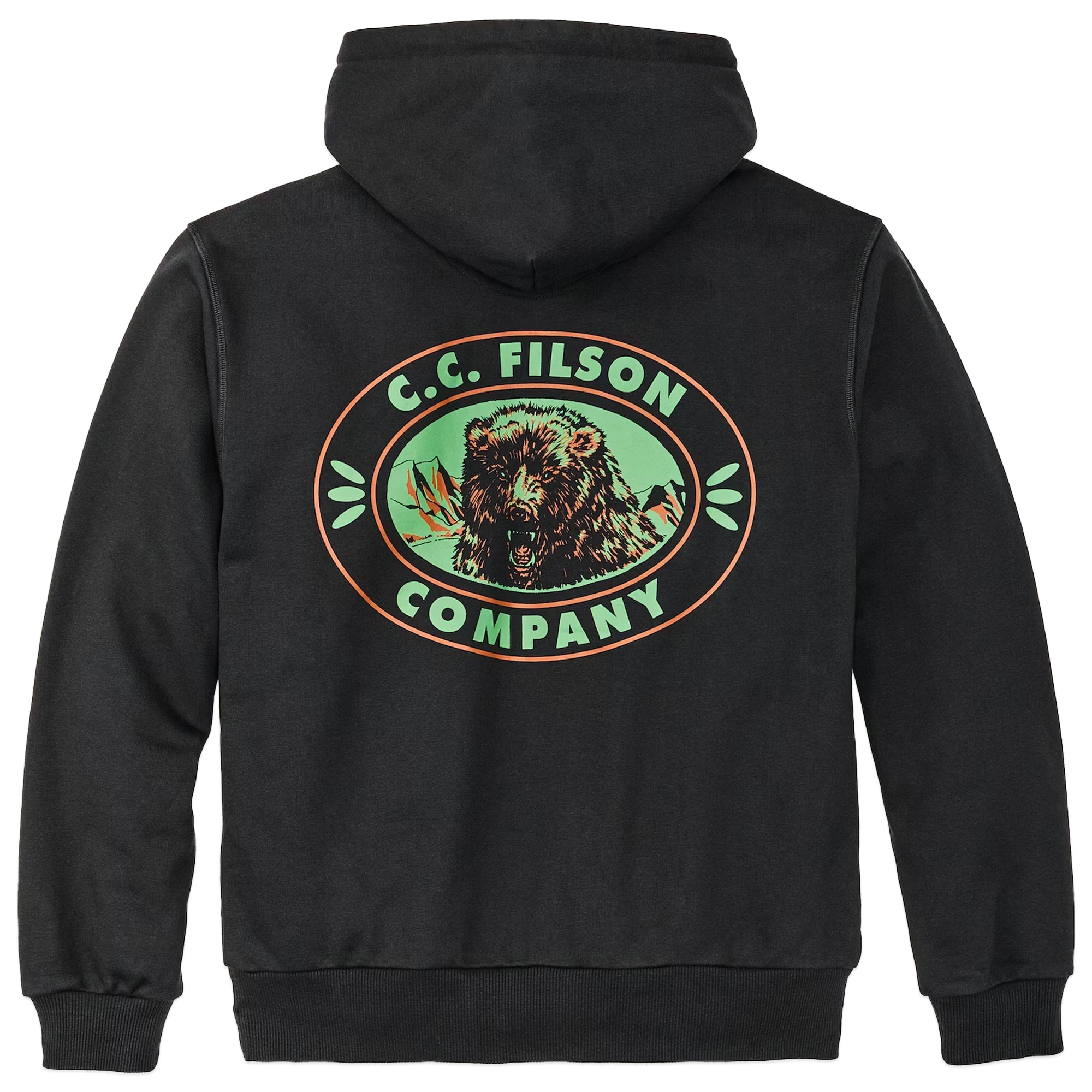 Filson Prospector Graphic Hoodie - Black / Bear