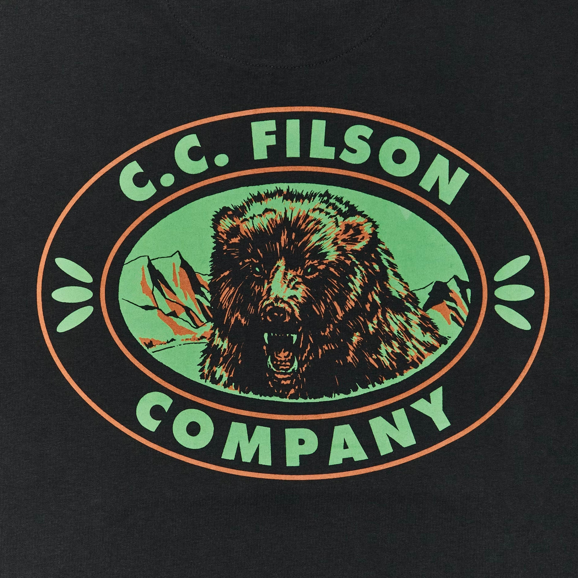 Filson Prospector Graphic Hoodie - Black / Bear