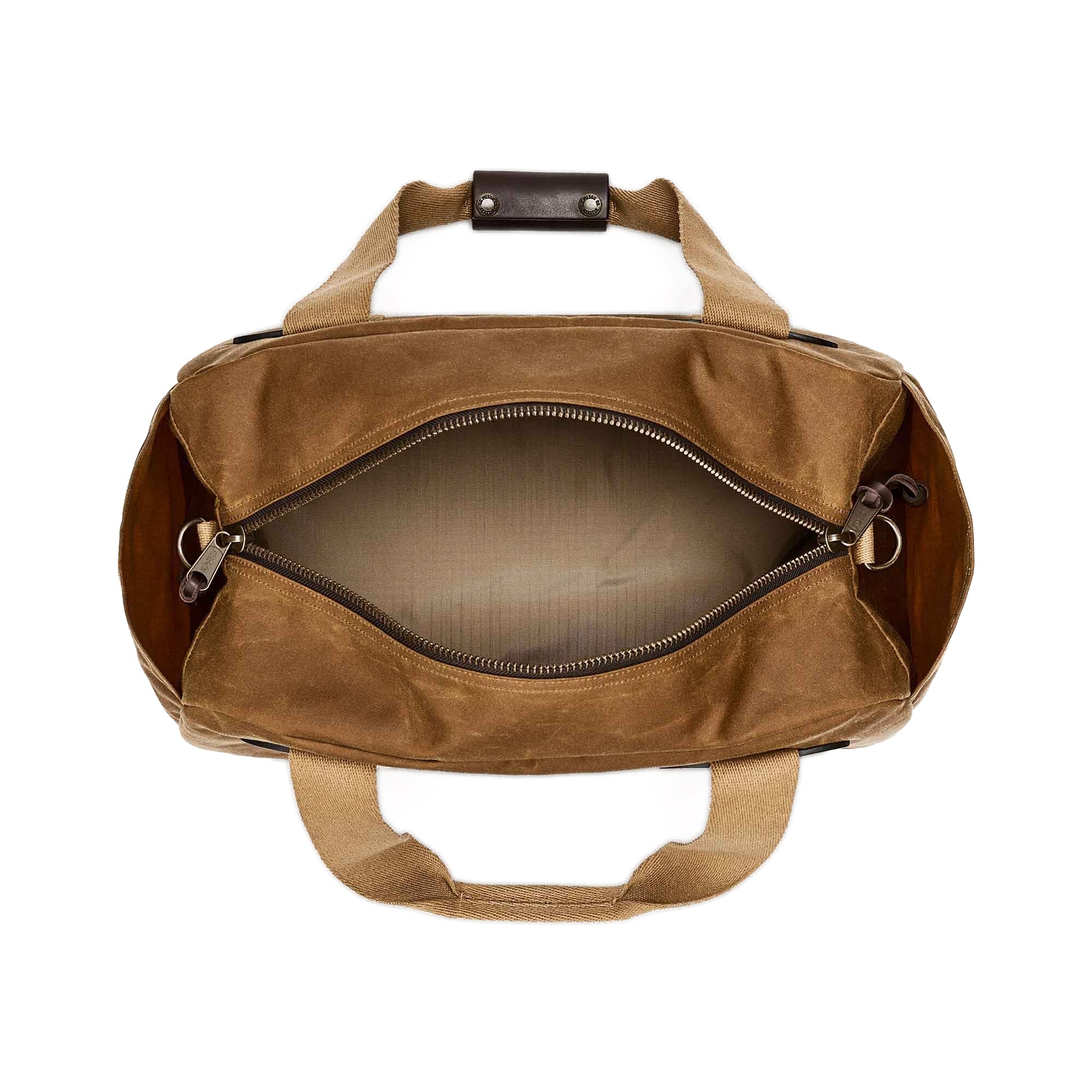 Filson Tin Cloth Small Duffle Bag - Dark Tan