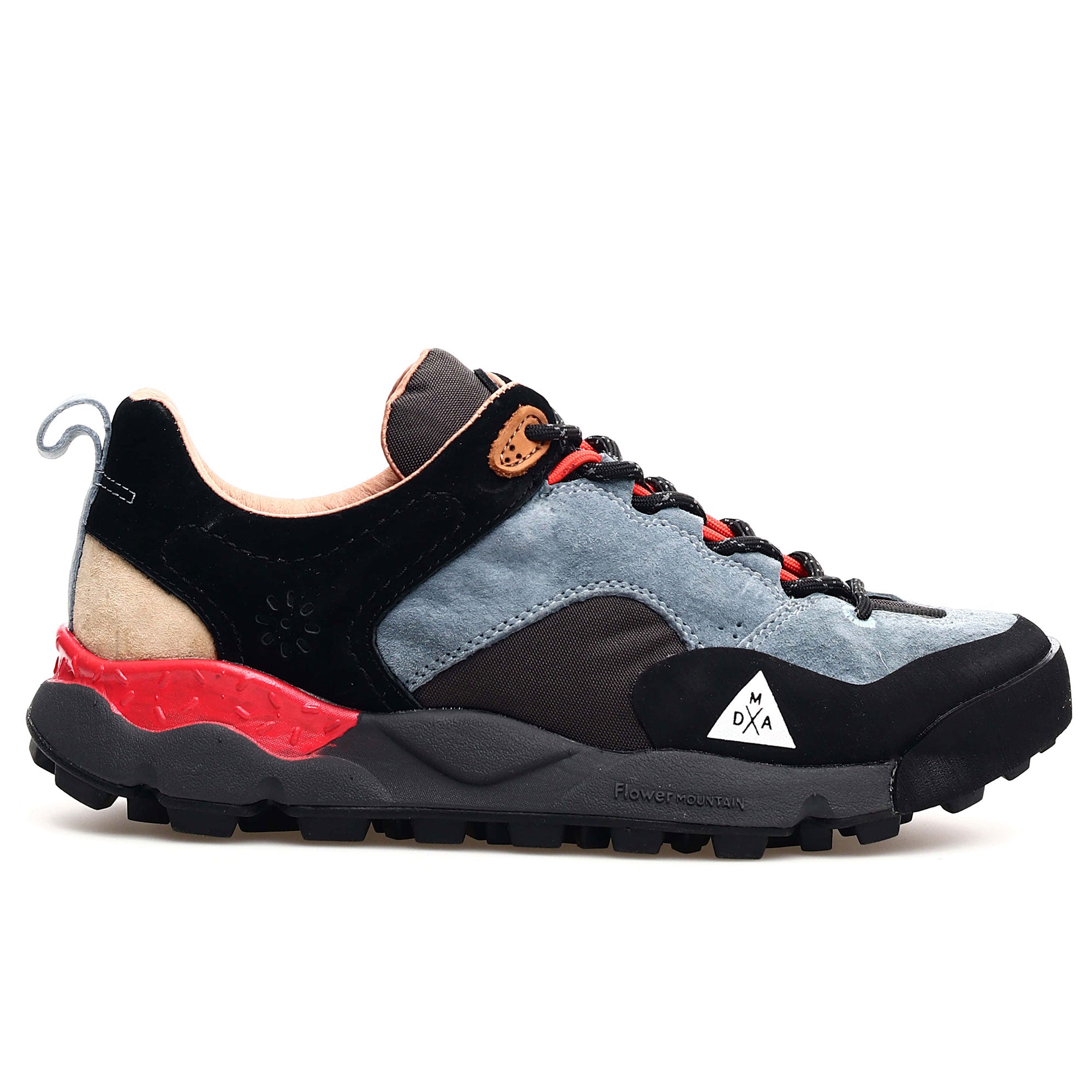 Flower Mountain Back Country Low Waterproof Trainers - Navy / Black