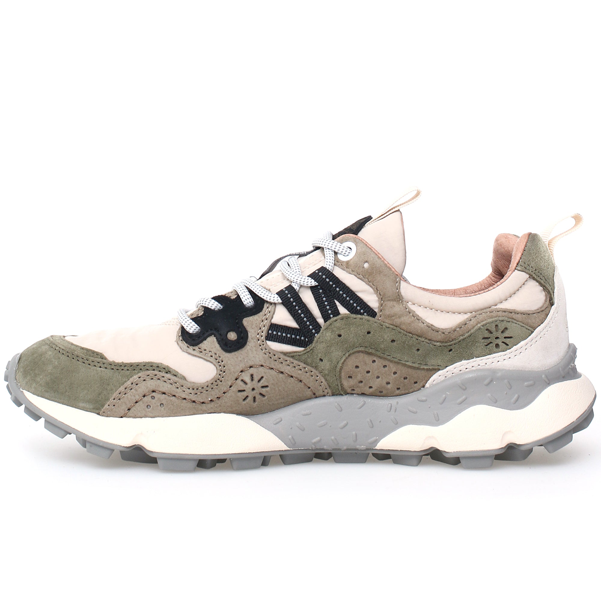 Flower Mountain Yamano 3 Trainers - Beige/Military