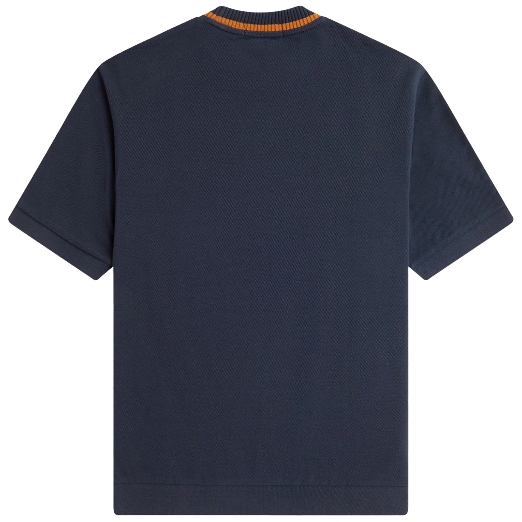 Fred Perry Crew Neck Pique T-Shirt - Navy