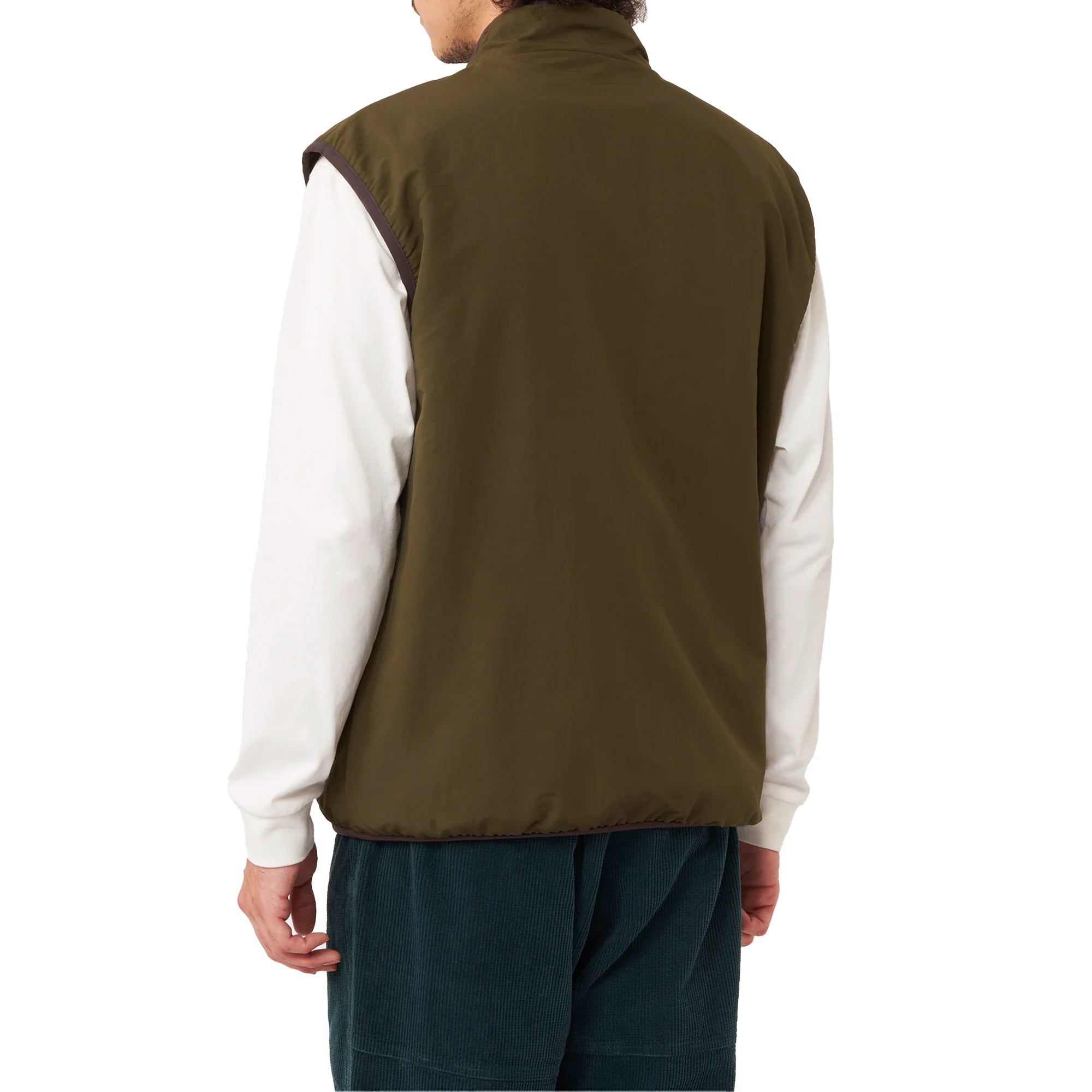 Gramicci Reversible Fleece Vest - Leaf Camo