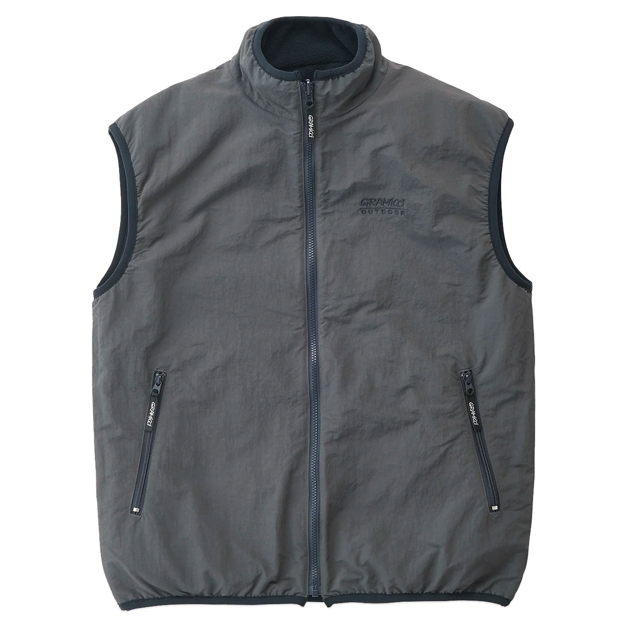 Gramicci Reversible Fleece Vest - Dark Navy