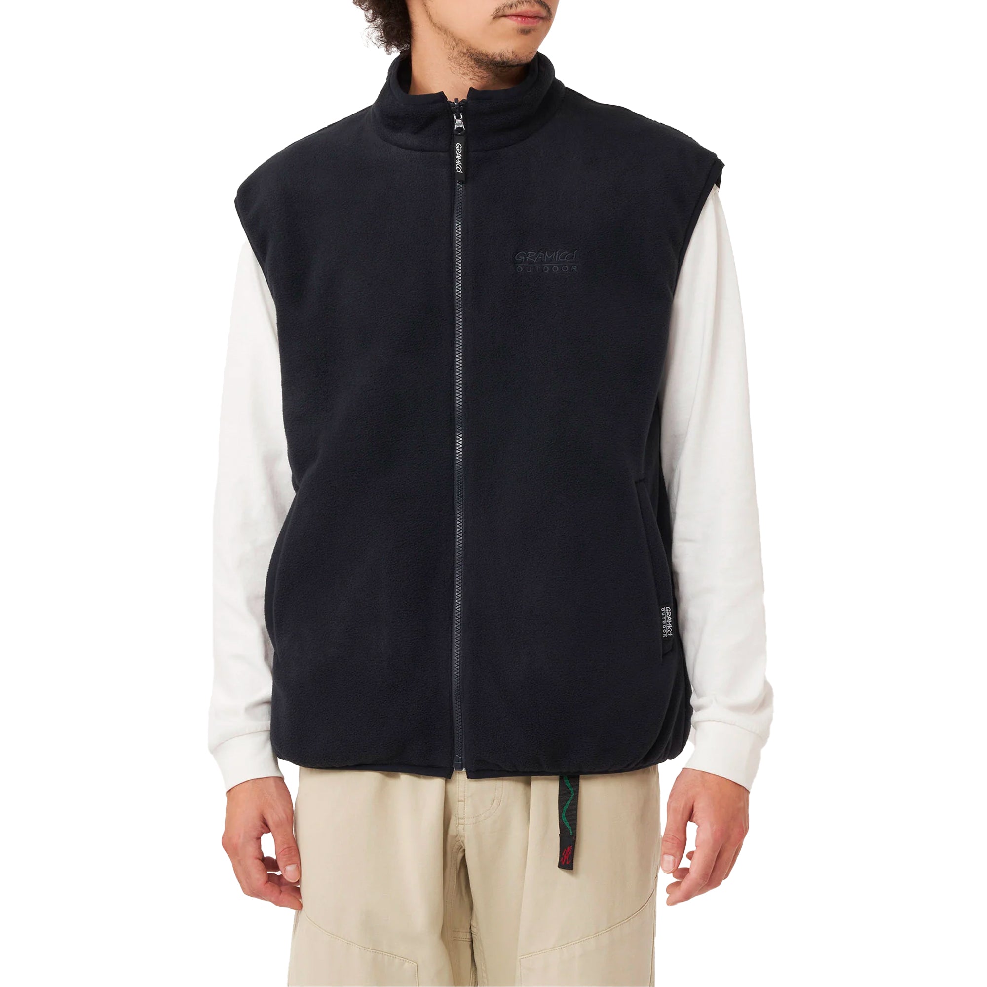 Gramicci Reversible Fleece Vest - Dark Navy