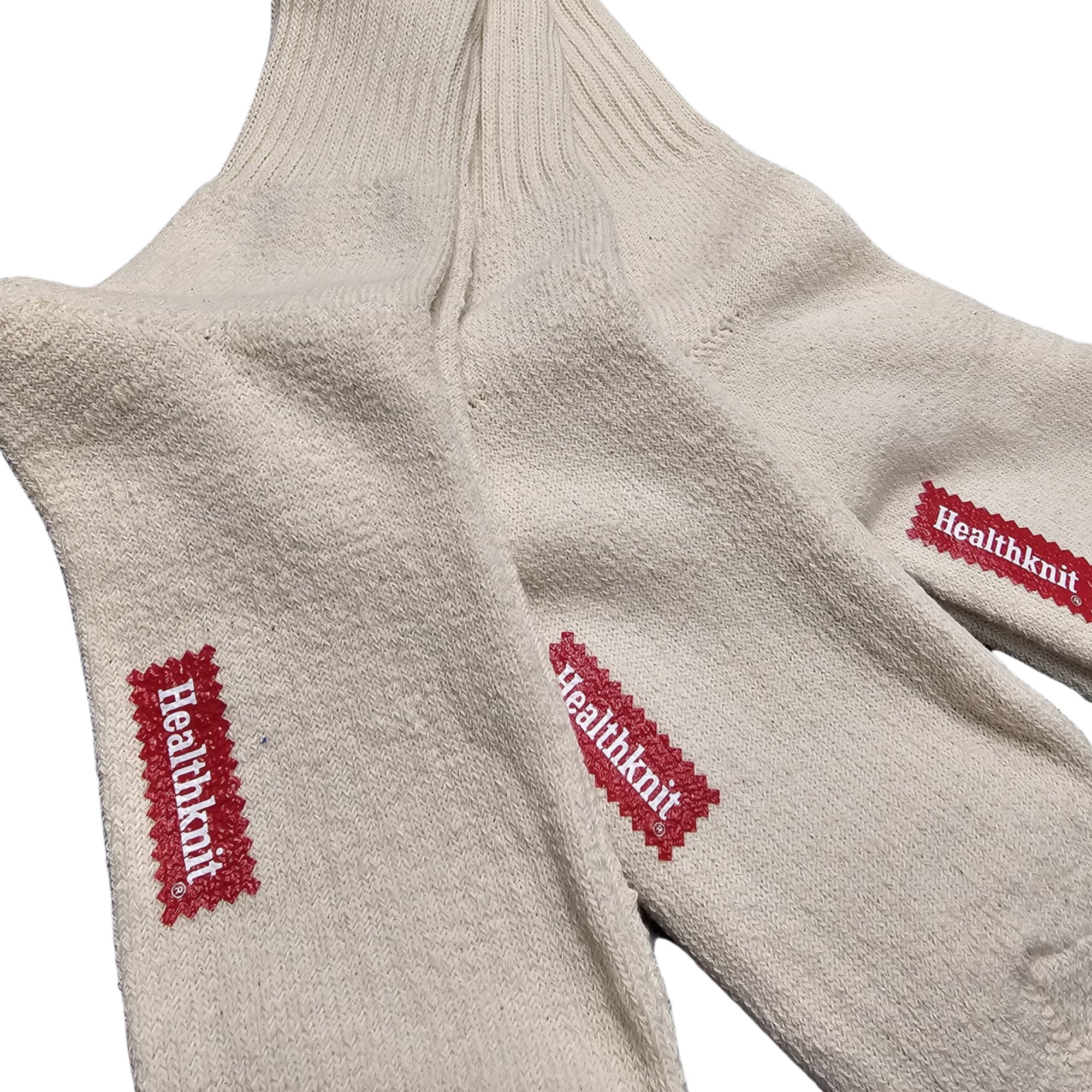 Healthknit Socks 3 Pack - Off White