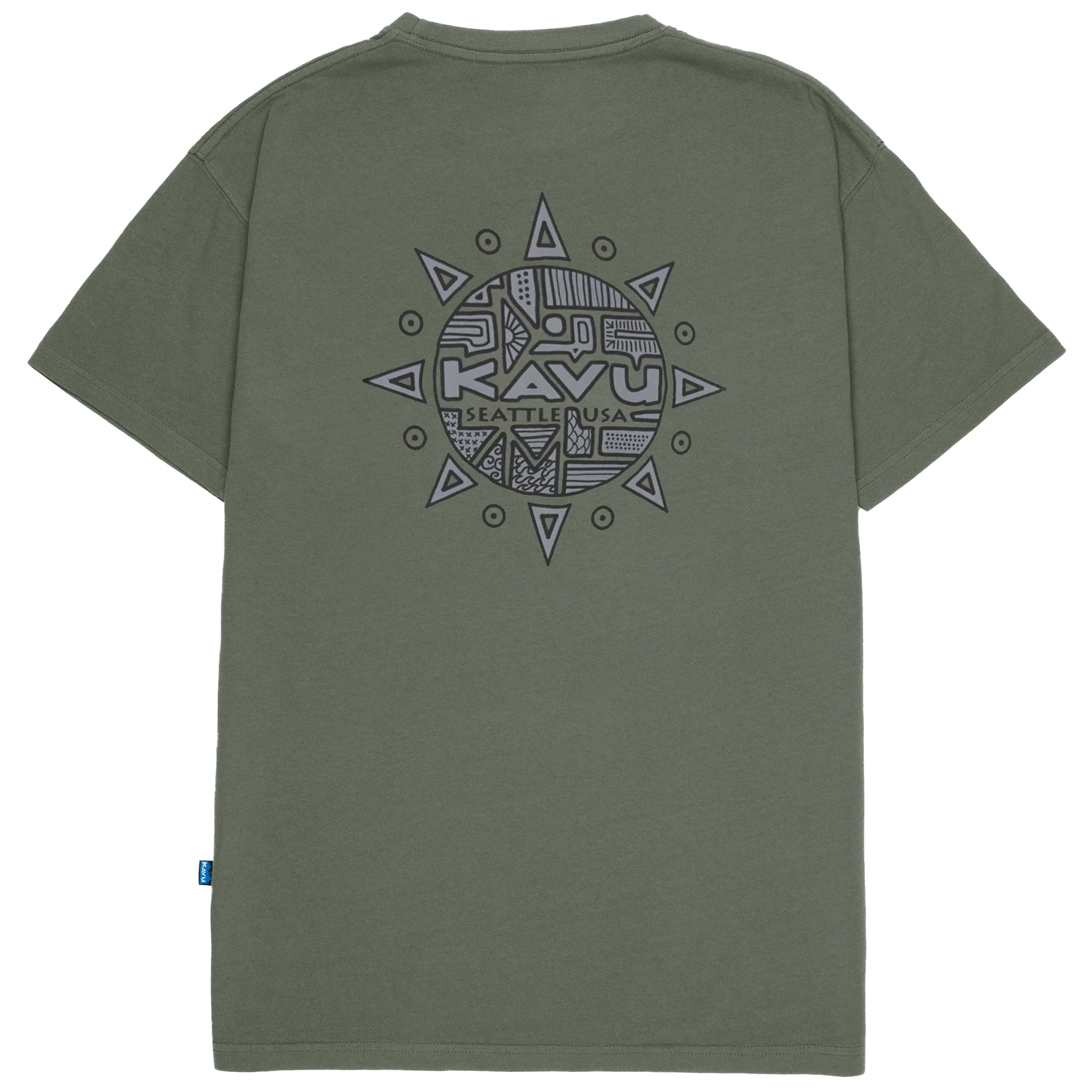 KAVU Compass T-Shirt - Dark Forest