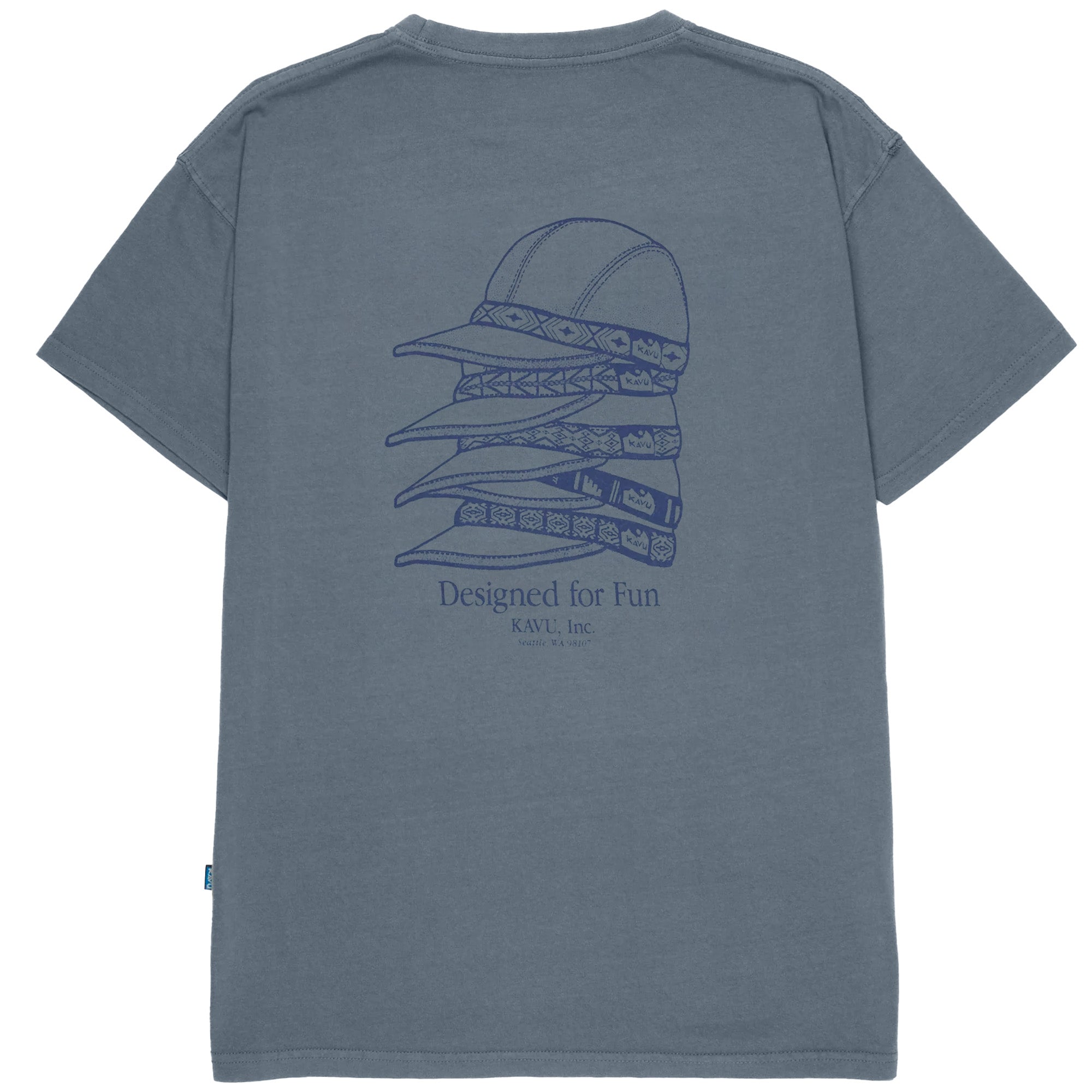 KAVU Stack Cap T-Shirt - Stormy Weather