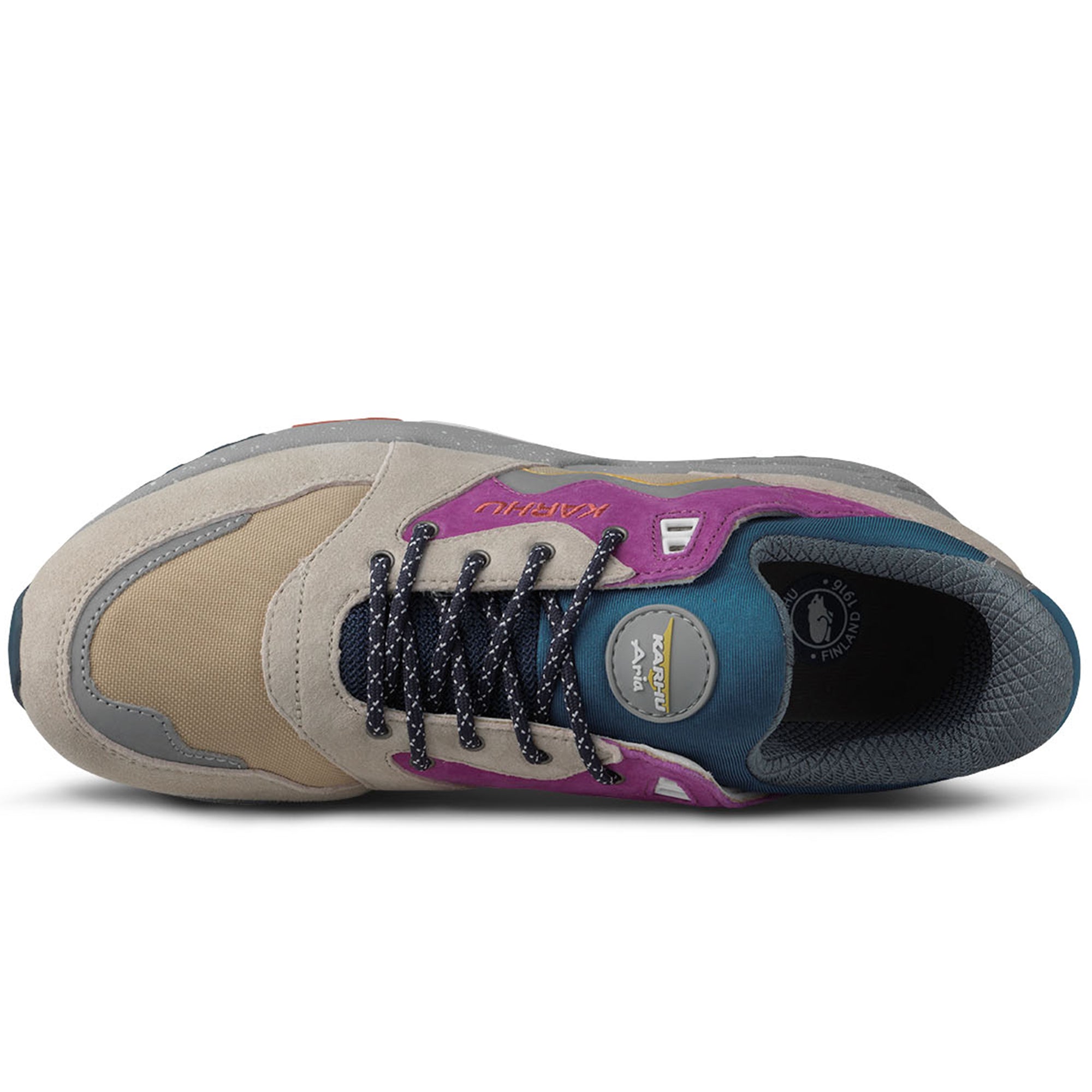 Karhu Aria 95 Trainers - Silver Lining / Mulberry