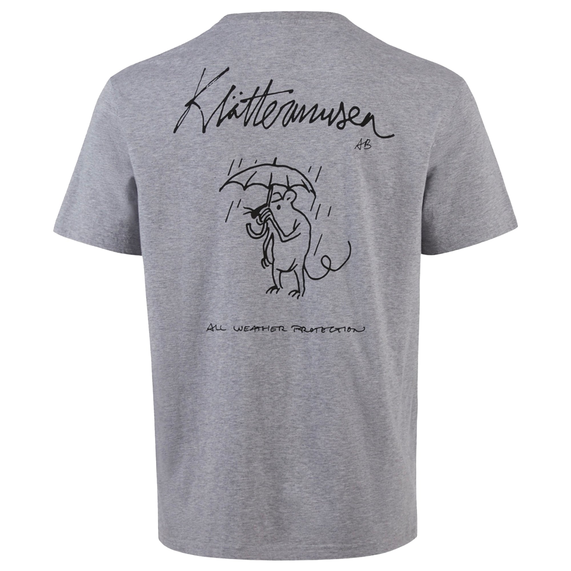 Klattermusen Runa Rain Mouse T-Shirt - Grey Melange