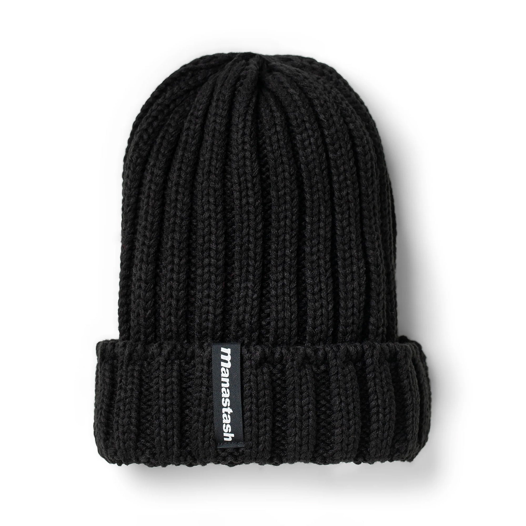 Manastash 90's Logo Beanie II - Black