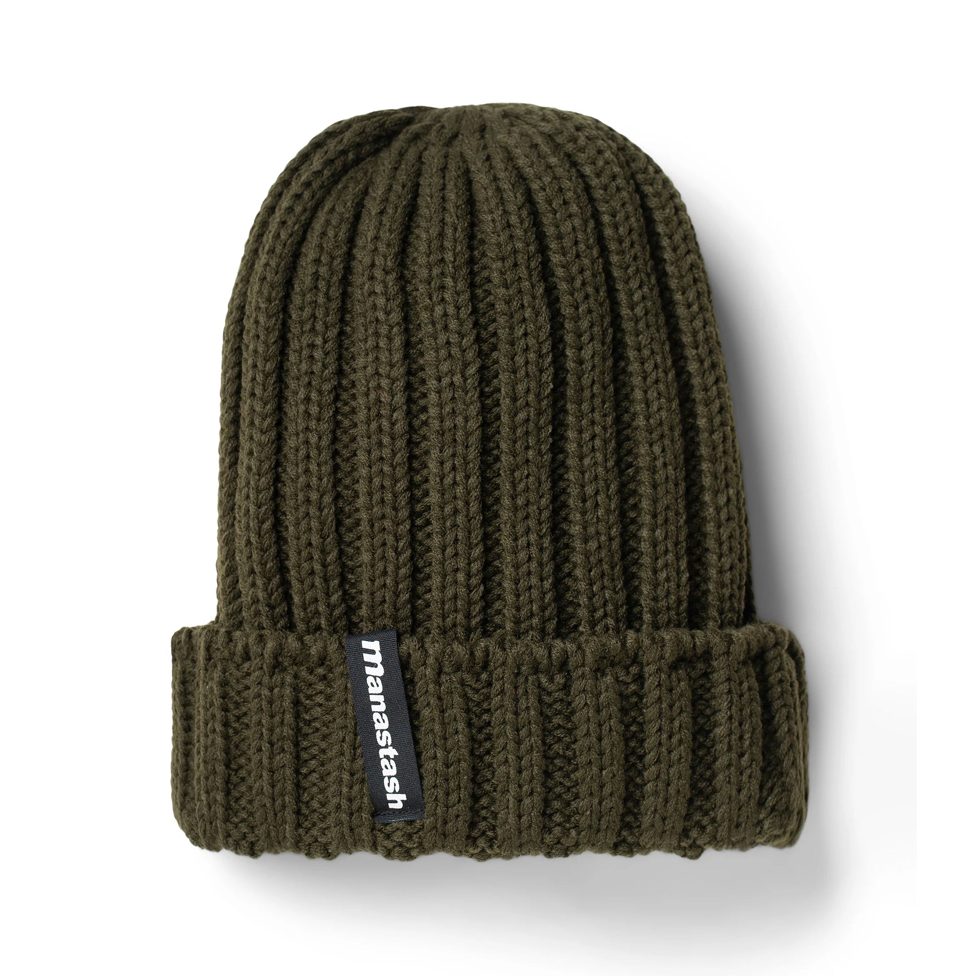 Manastash 90's Logo Beanie II - Olive