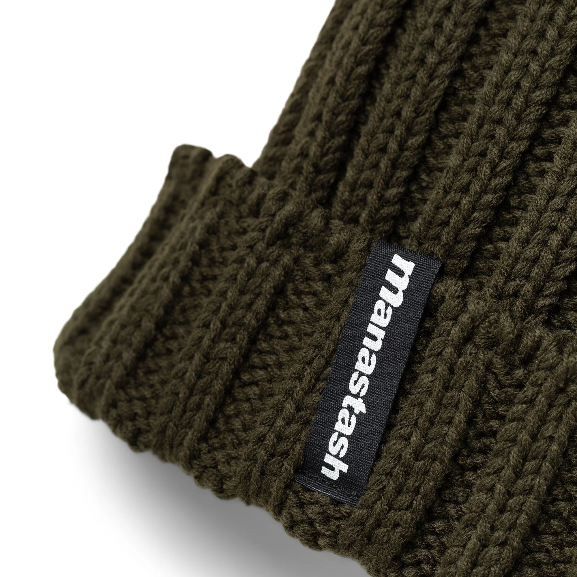 Manastash 90's Logo Beanie II - Olive