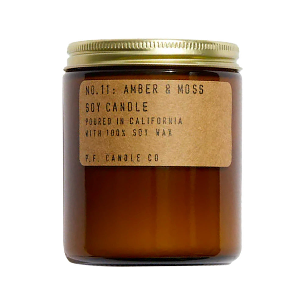 P. F. Candle Co. 7.2 oz Soy Candle - Amber & Moss