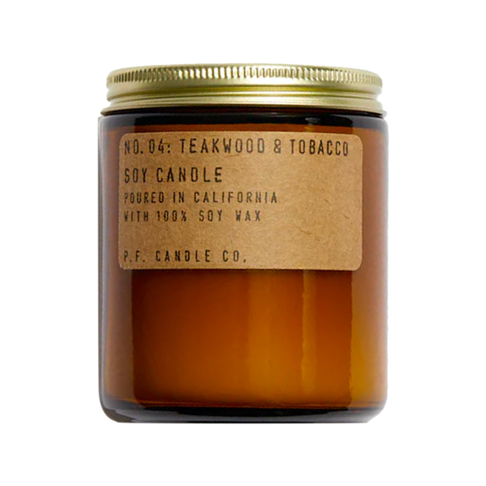 P. F. Candle Co. 7.2 oz Soy Candle - Teakwood & Tobacco