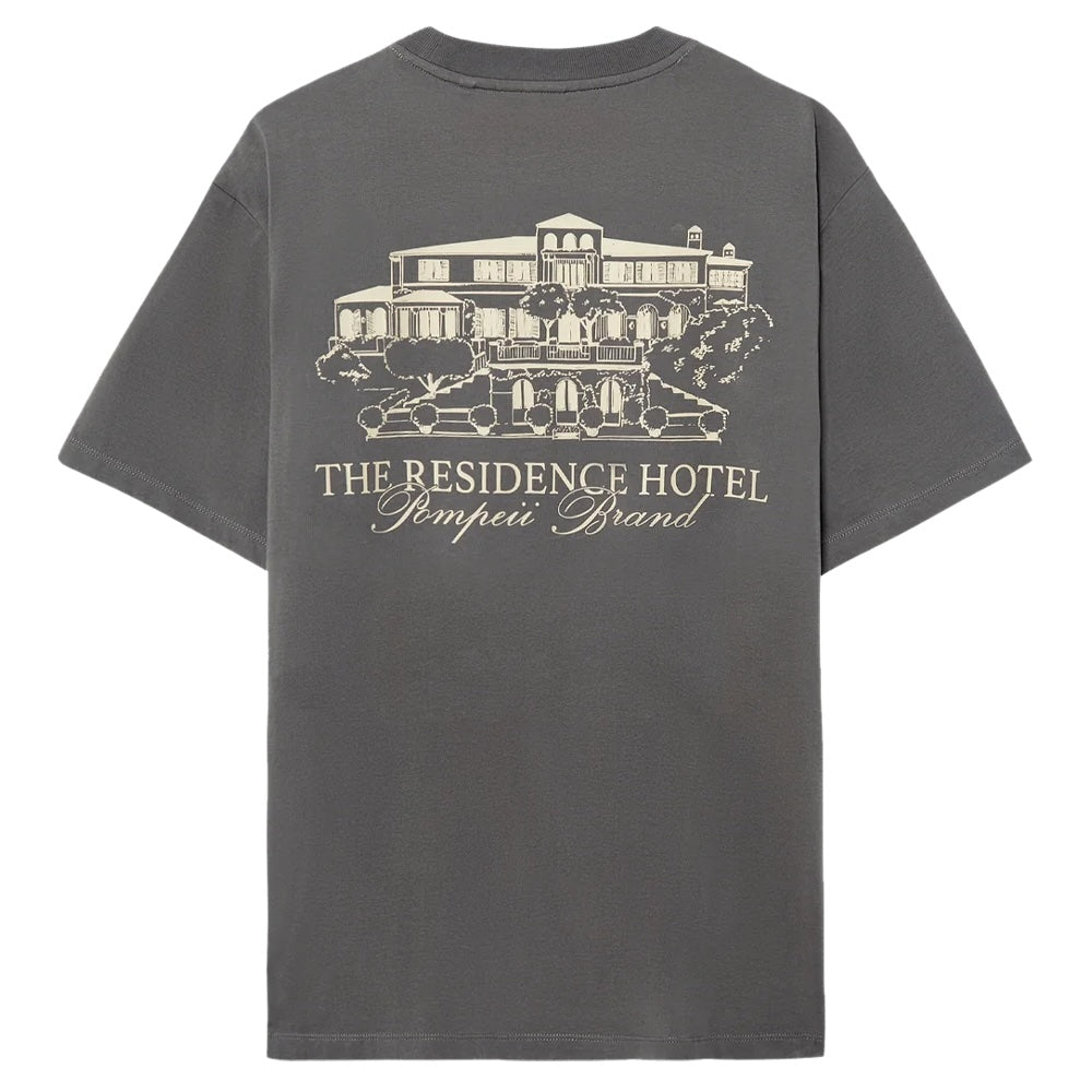 Pompeii Brand Residence Graphic T-Shirt - Charcoal