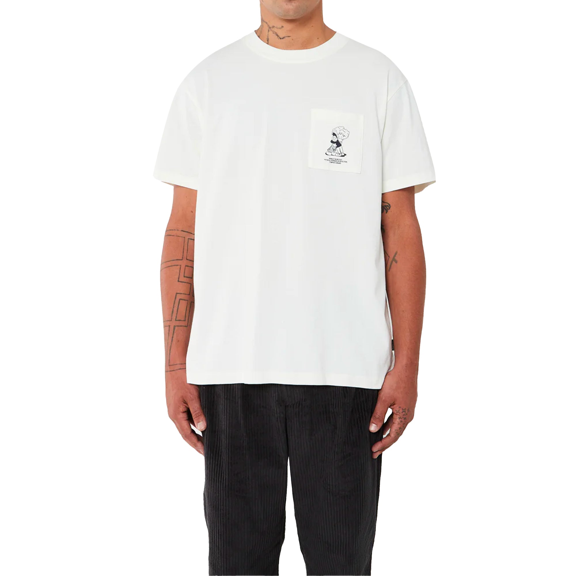 Pompeii Brand Teamwork Pocket Tee - Off White