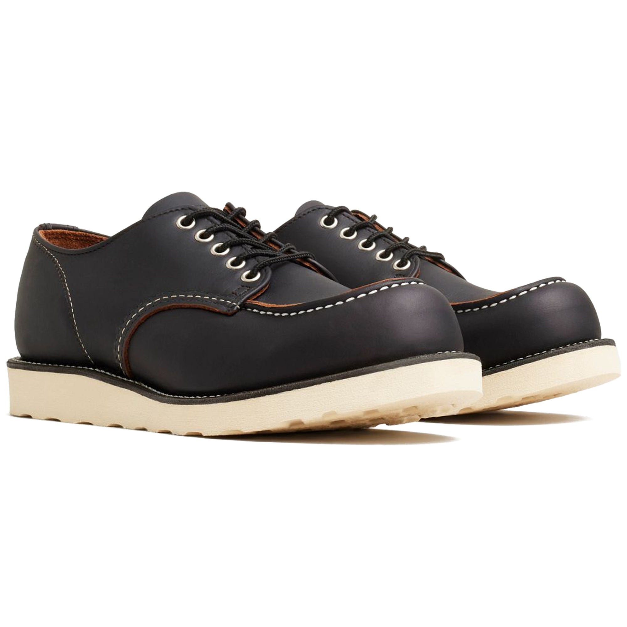 Red Wing 8090 Shop Moc Oxford Shoes – Black Prairie