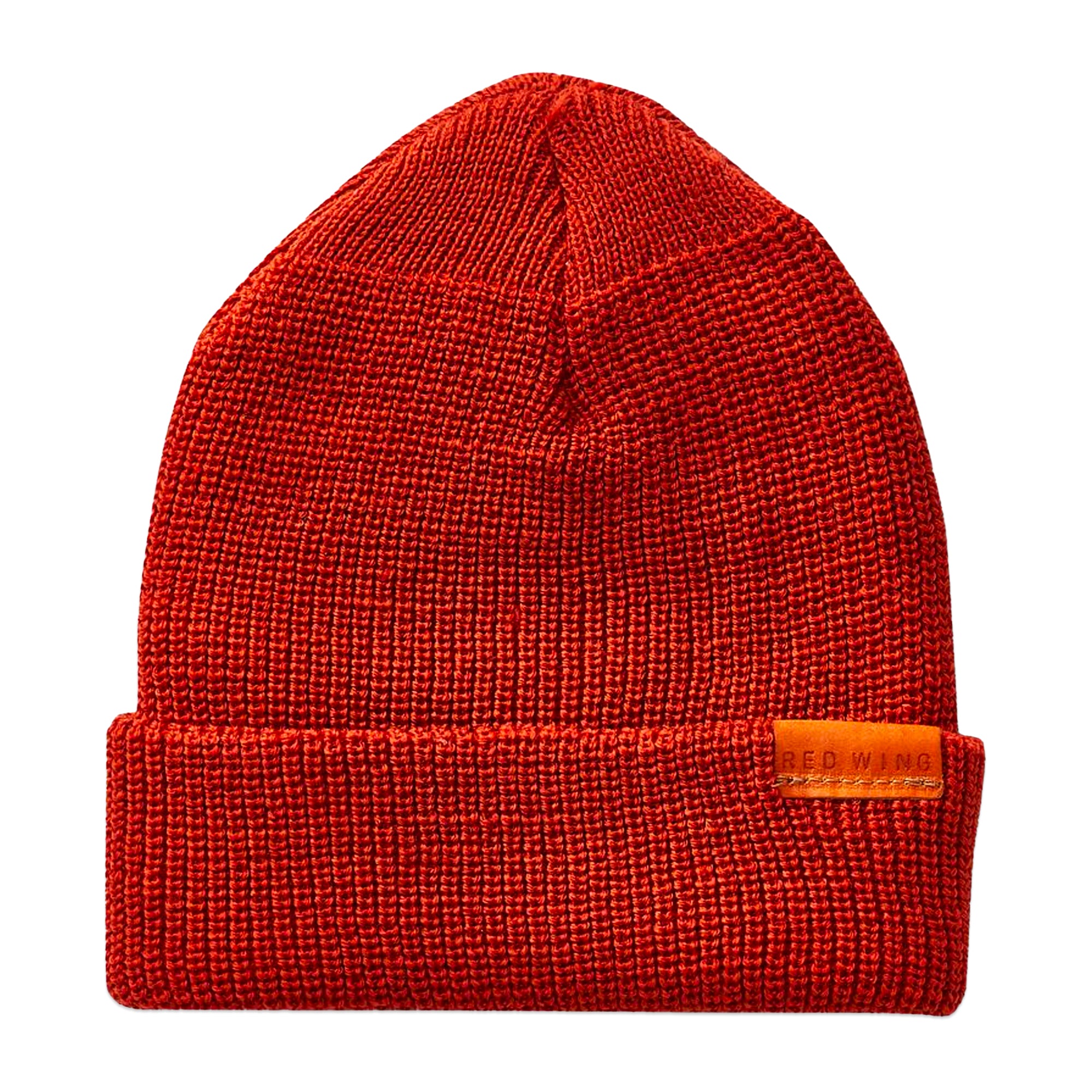 Red Wing Merino Wool Knit Beanie Hat