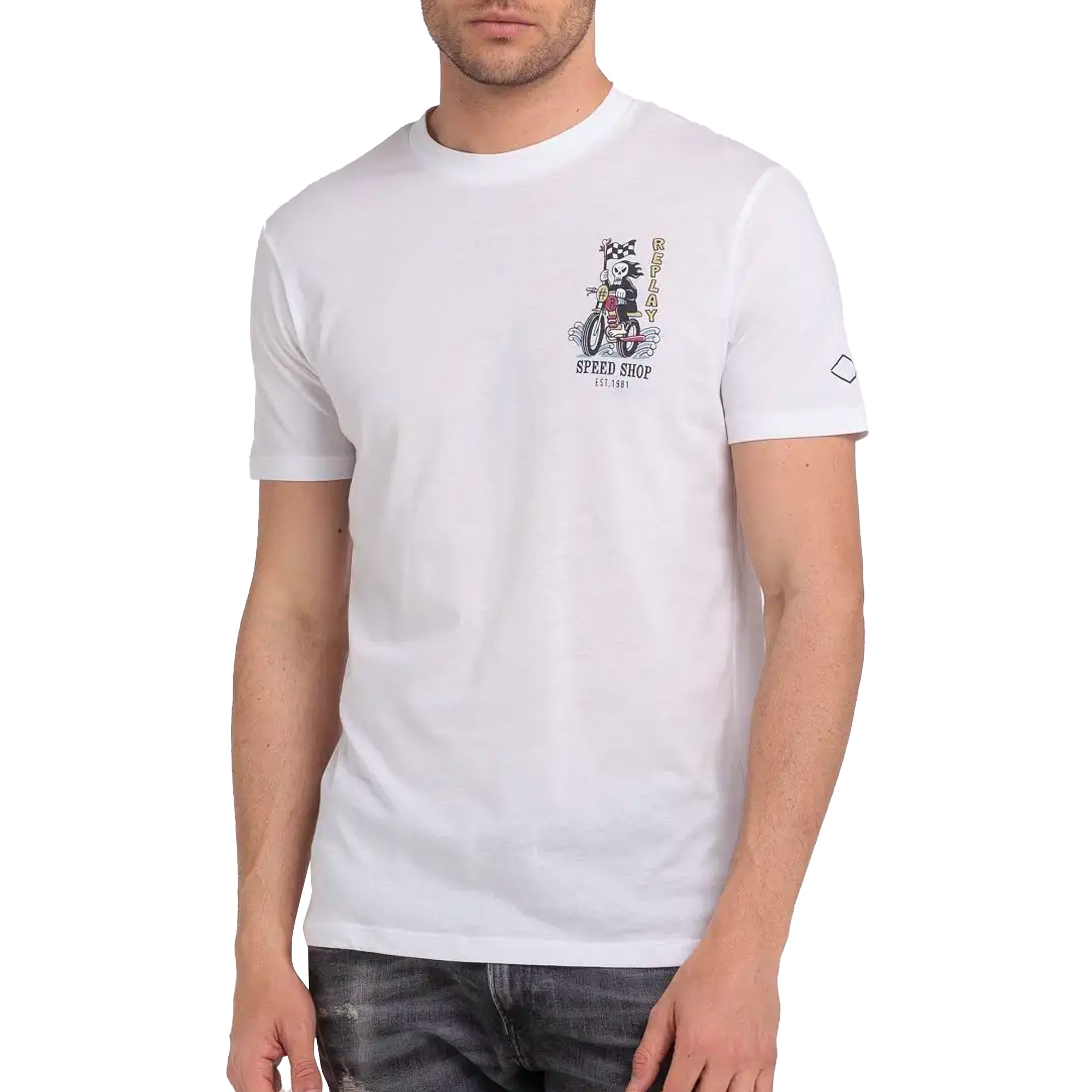 Replay Death Racer T-Shirt - White