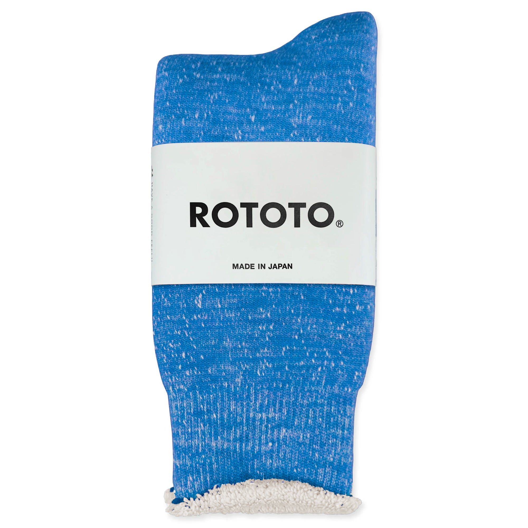 RoToTo Double Face Merino Wool Socks - Blue
