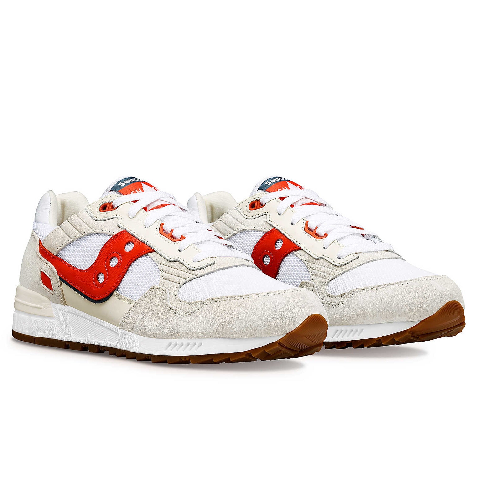 Saucony Shadow 5000 Premium "Ivy Prep Pack" Trainers - White/Red