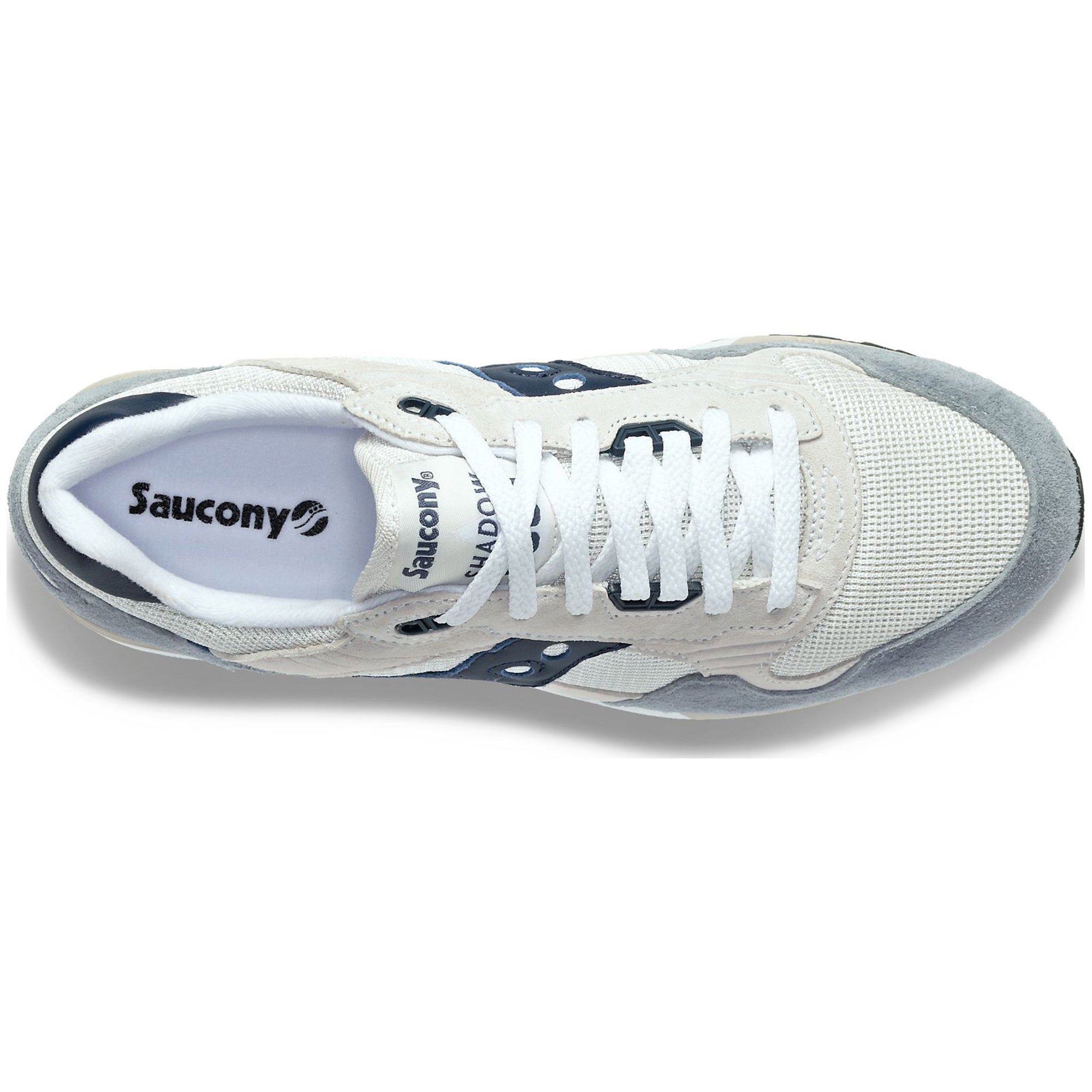 Saucony Shadow 5000 Trainers - Light Grey/Navy