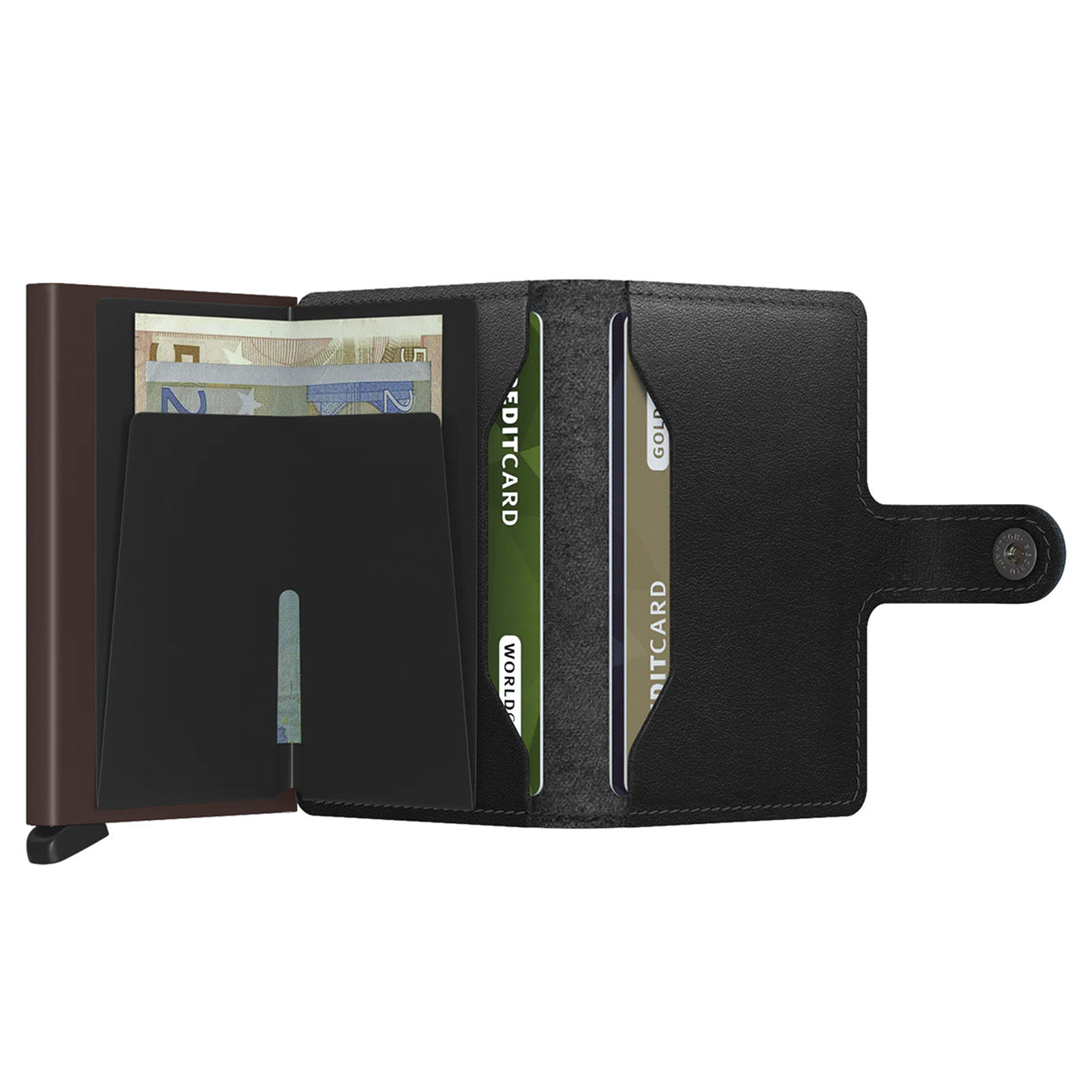 Secrid Mini Wallet Original Black / Brown