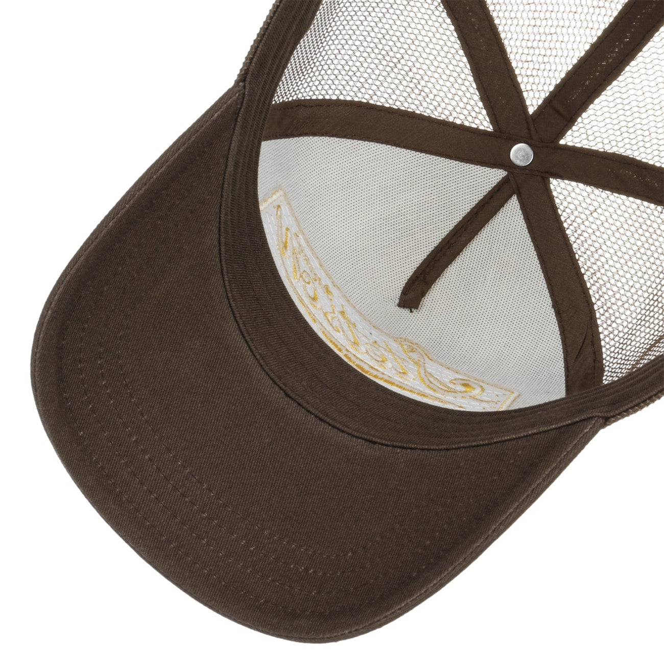 Stetson American Heritage Trucker Cap - Brown/White