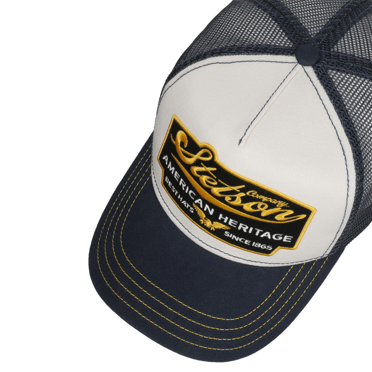 Stetson American Heritage Trucker Cap - Blue/White