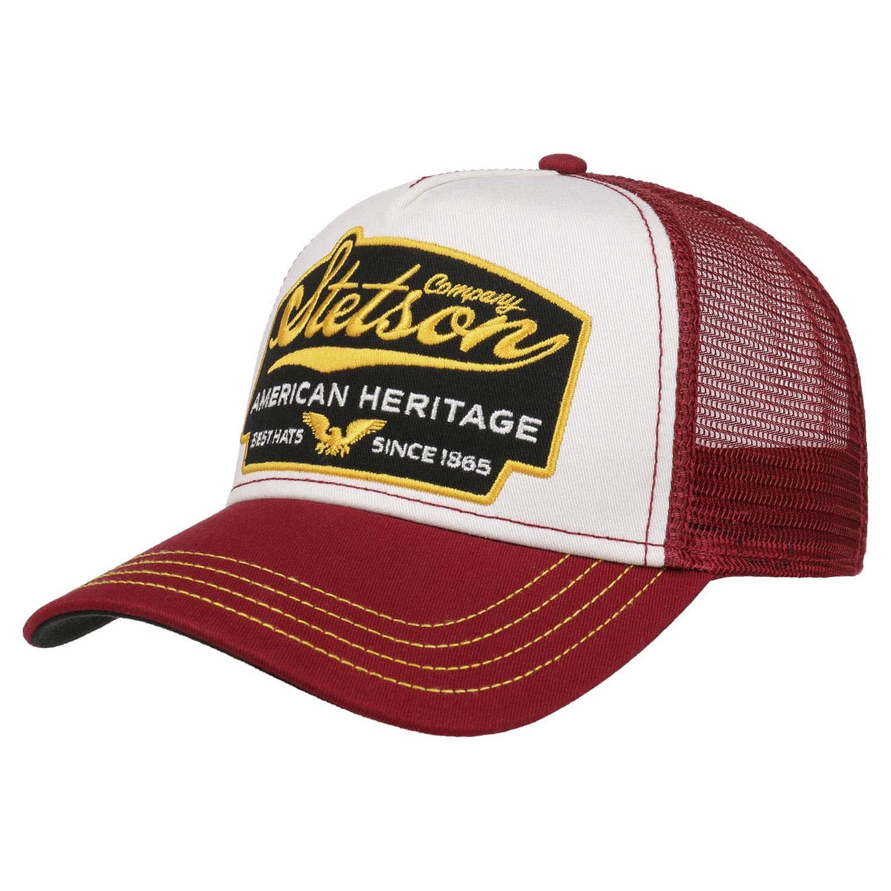 Stetson American Heritage Trucker Cap - Red/White