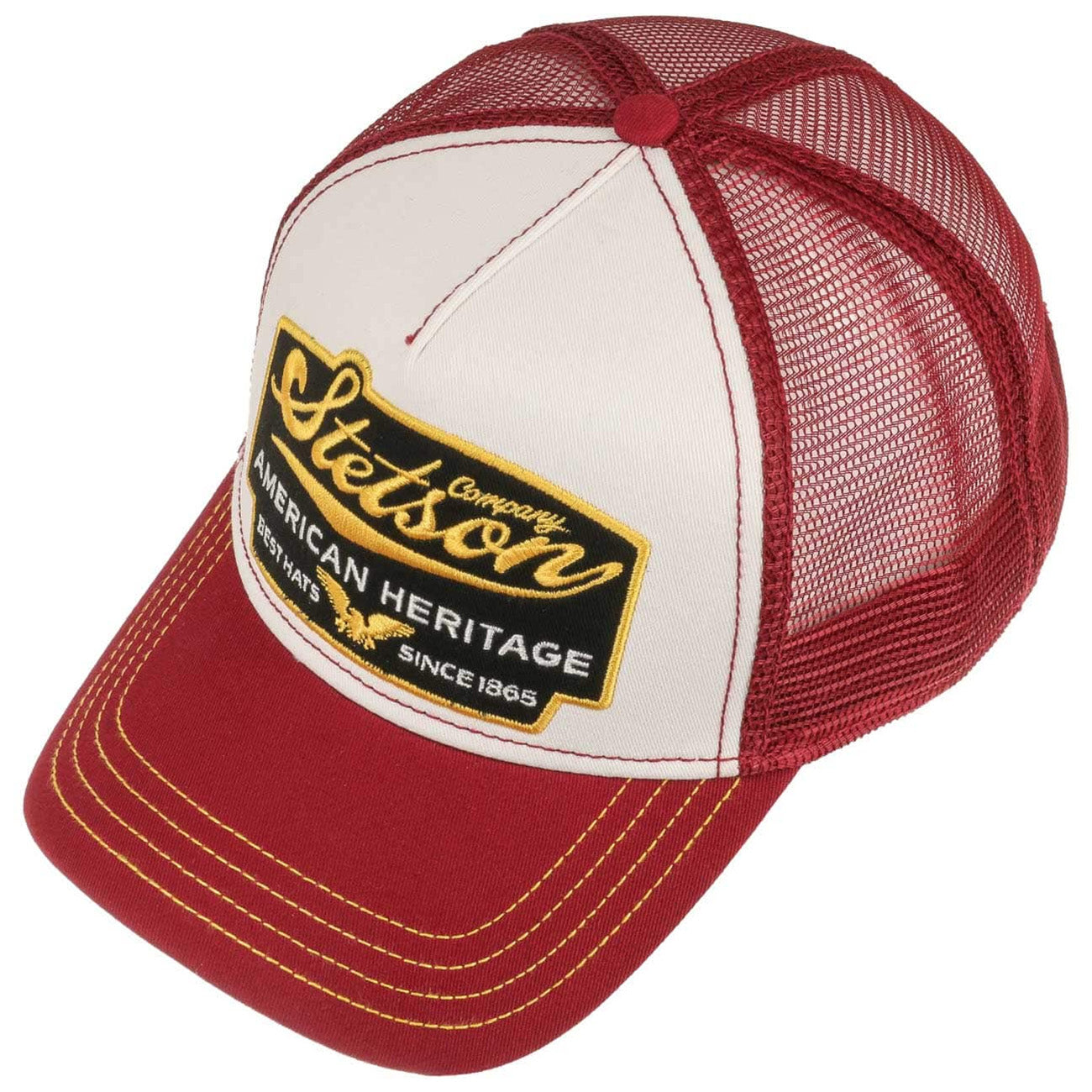 Stetson American Heritage Trucker Cap - Red/White