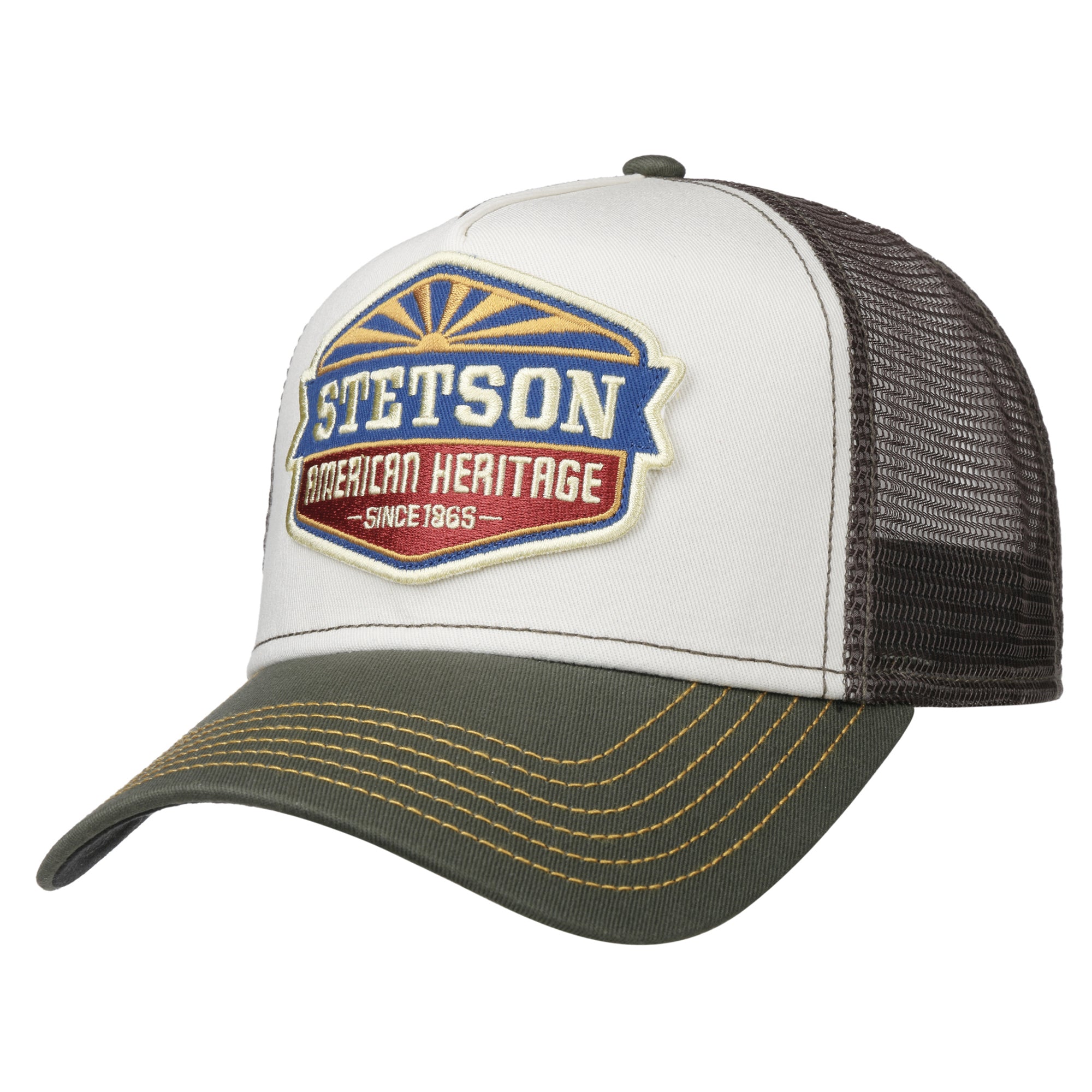 Stetson Sun Trucker Cap - Green/White