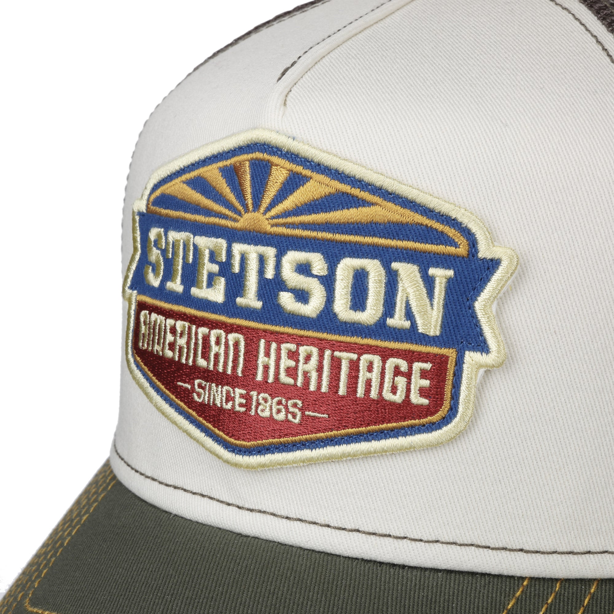 Stetson Sun Trucker Cap - Green/White