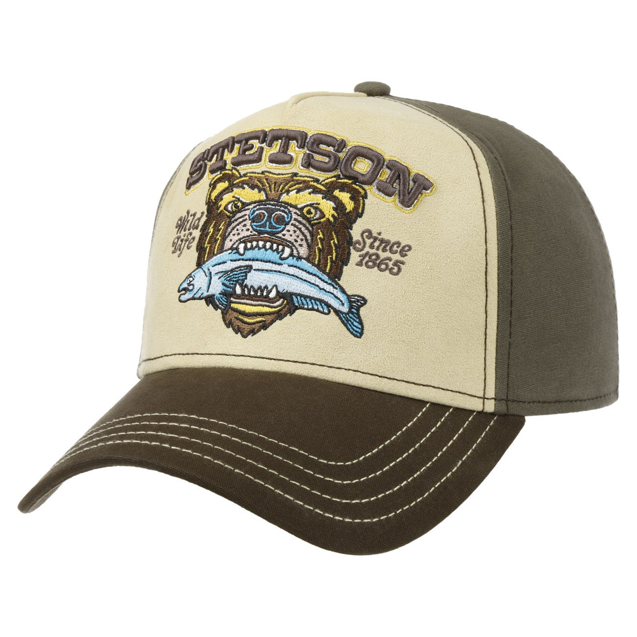 Stetson Wild Life Trucker Cap - Brown/Sand