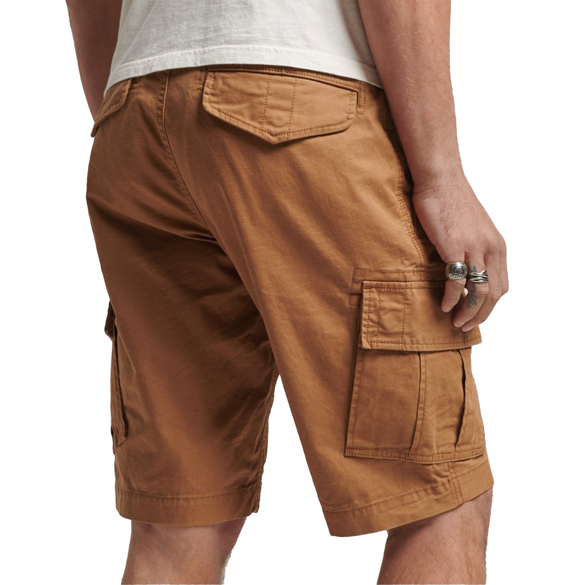 Superdry Vintage Brown Core - Cargo Shorts Tobacco