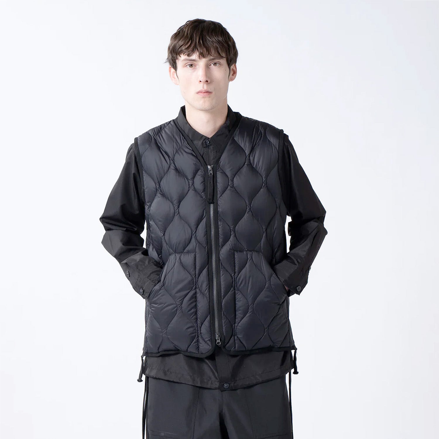 TAION Military V Neck Soft Shell Down Vest