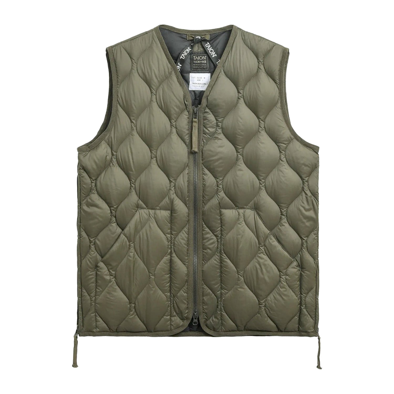 TAION Military V Neck Soft Shell Down Vest