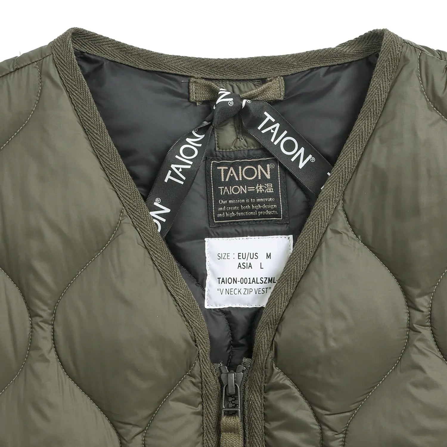 TAION Military V Neck Soft Shell Down Vest