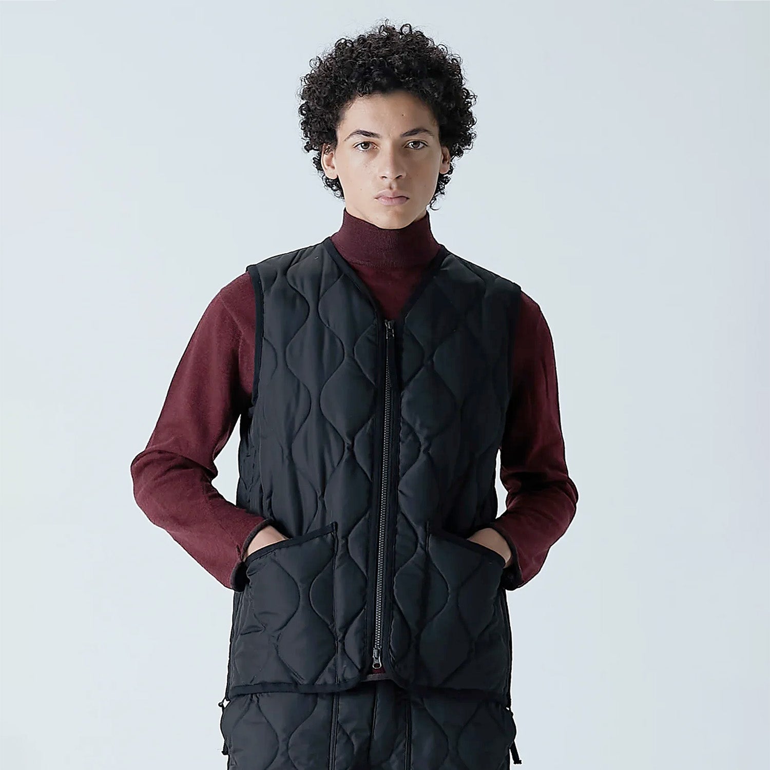 TAION Military V Neck Ripstop Down Vest