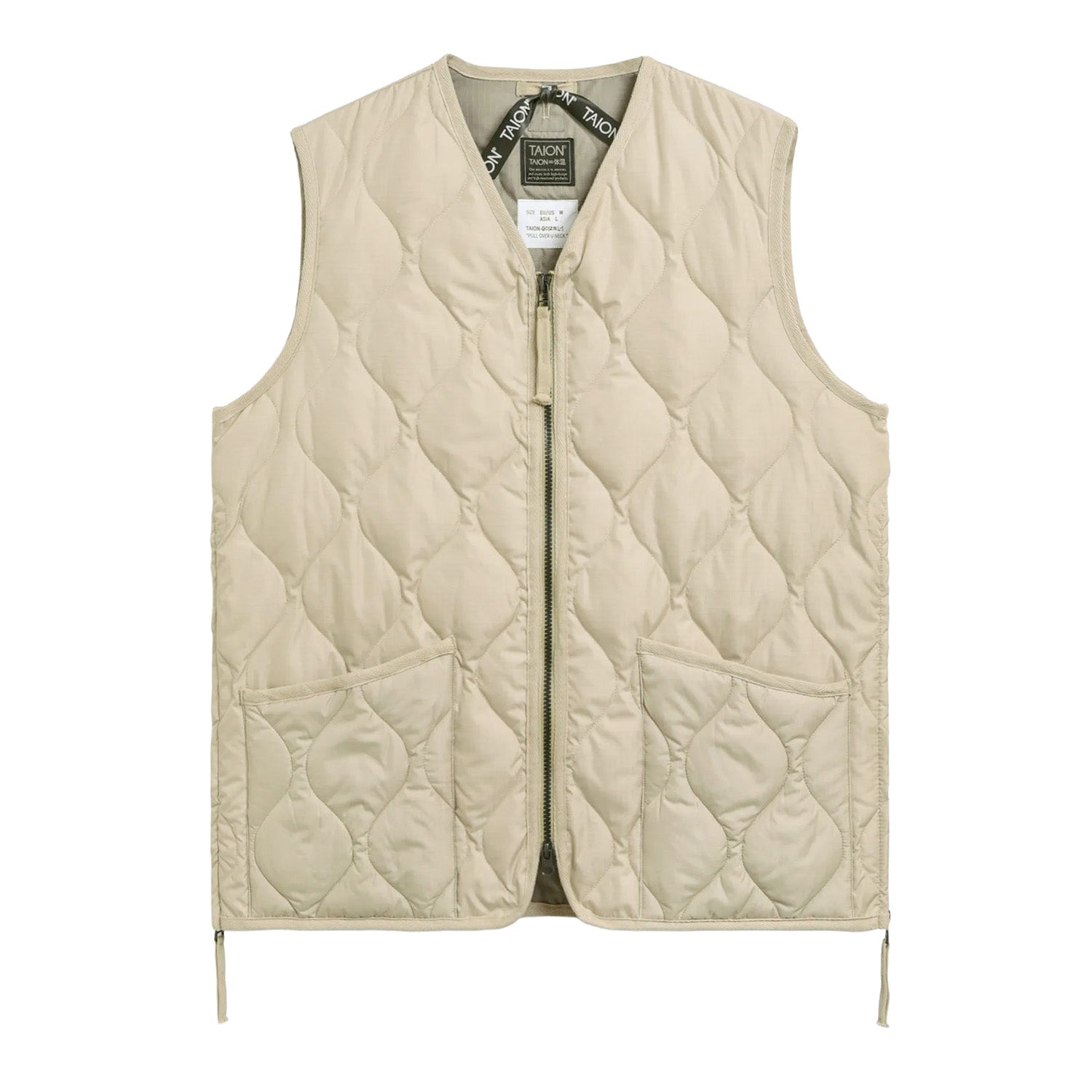 TAION Military V Neck Ripstop Down Vest
