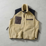 Taion Military Pile Fleece High Neck Vest