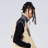 Taion Military Pile Fleece High Neck Vest