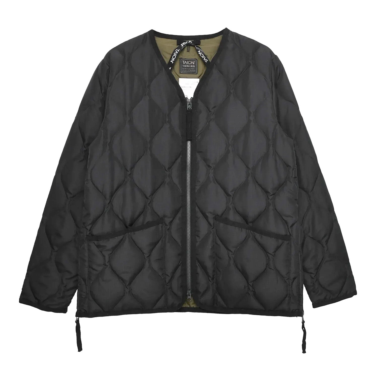 TAION Military V Neck Ripstop Down Jacket