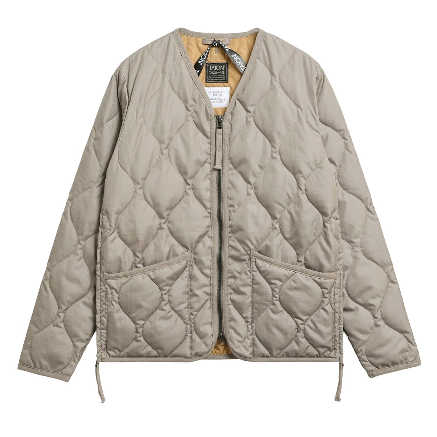 TAION Military V Neck Ripstop Down Jacket