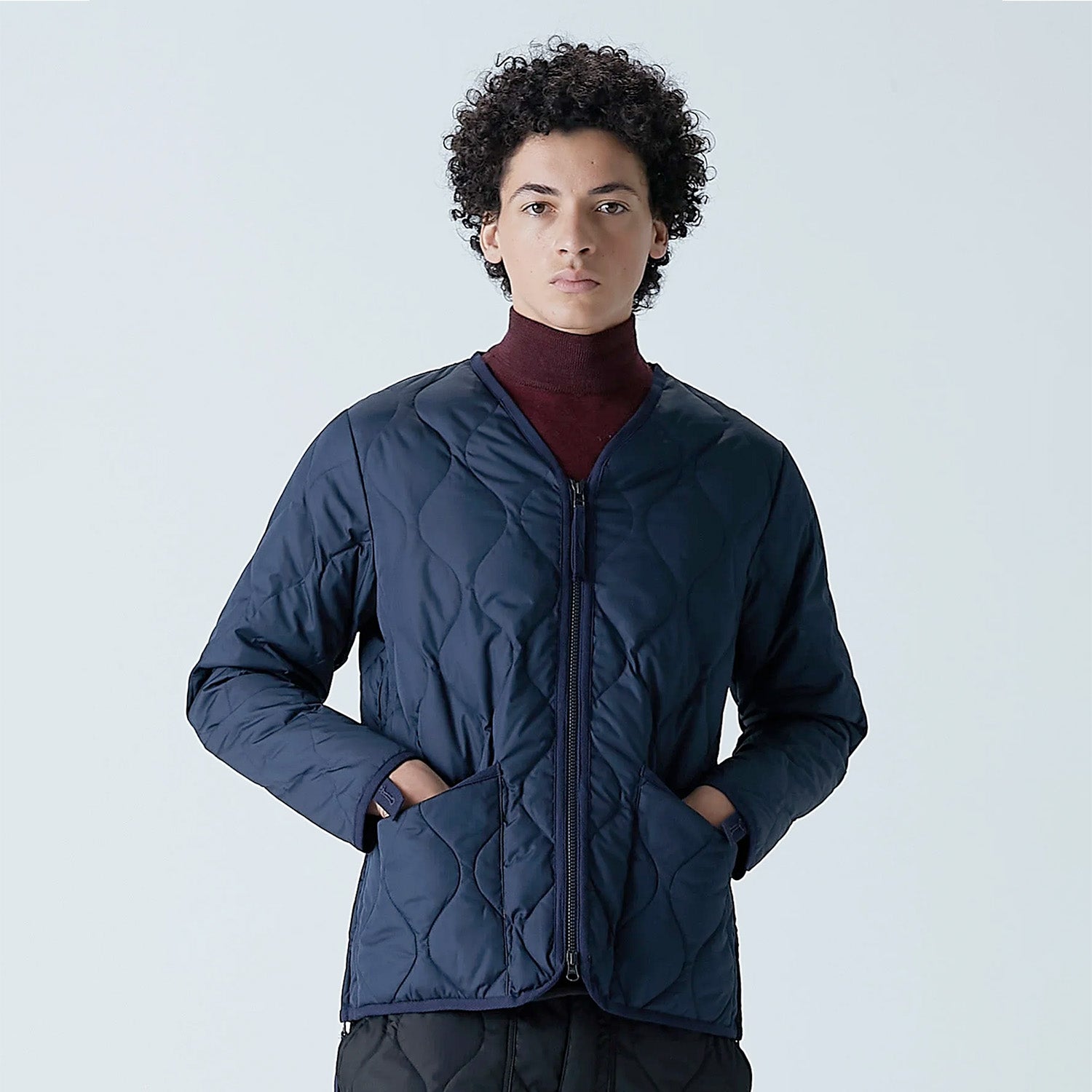 TAION Military V Neck Ripstop Down Jacket
