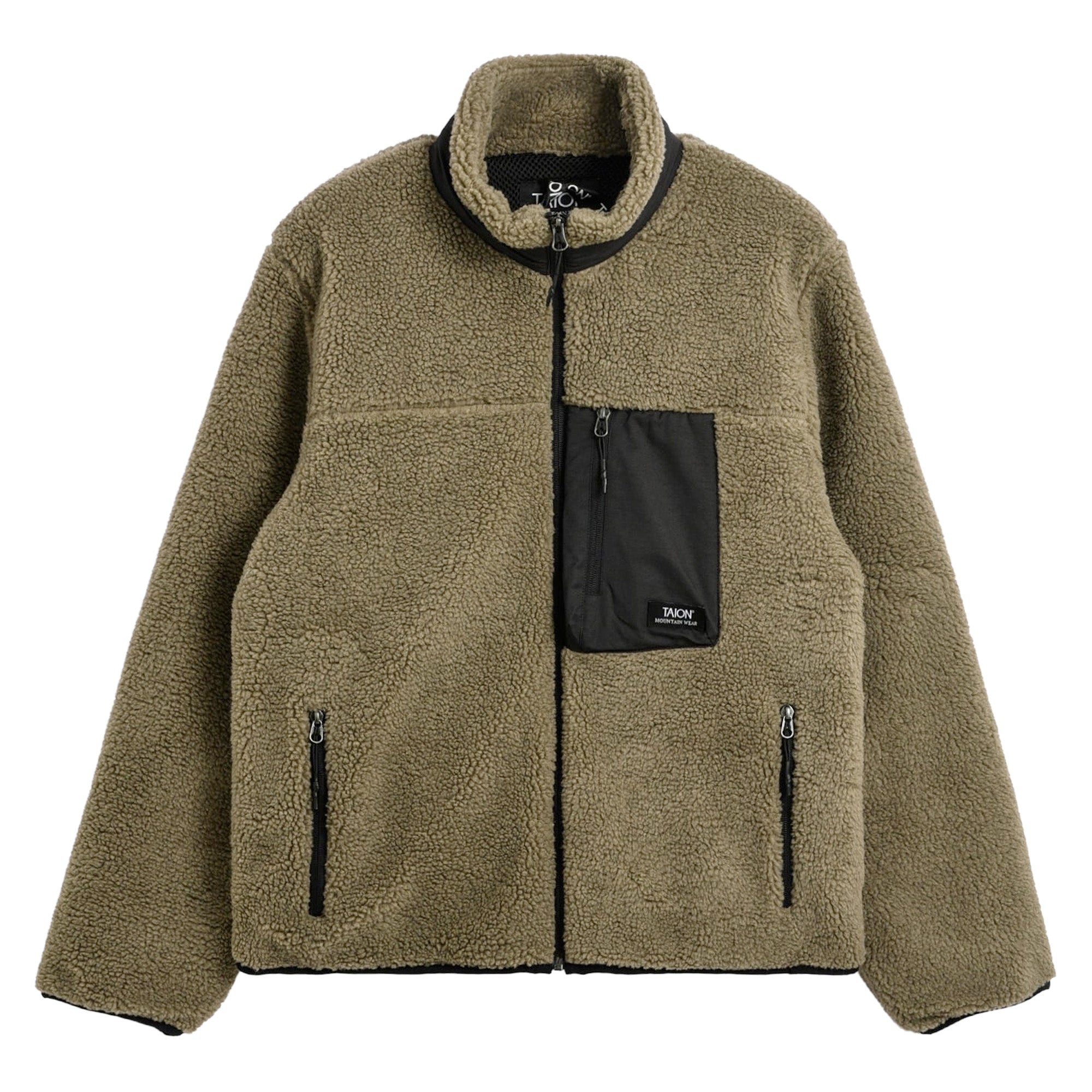 TAION Mountain High Neck Boa Fleece Jacket