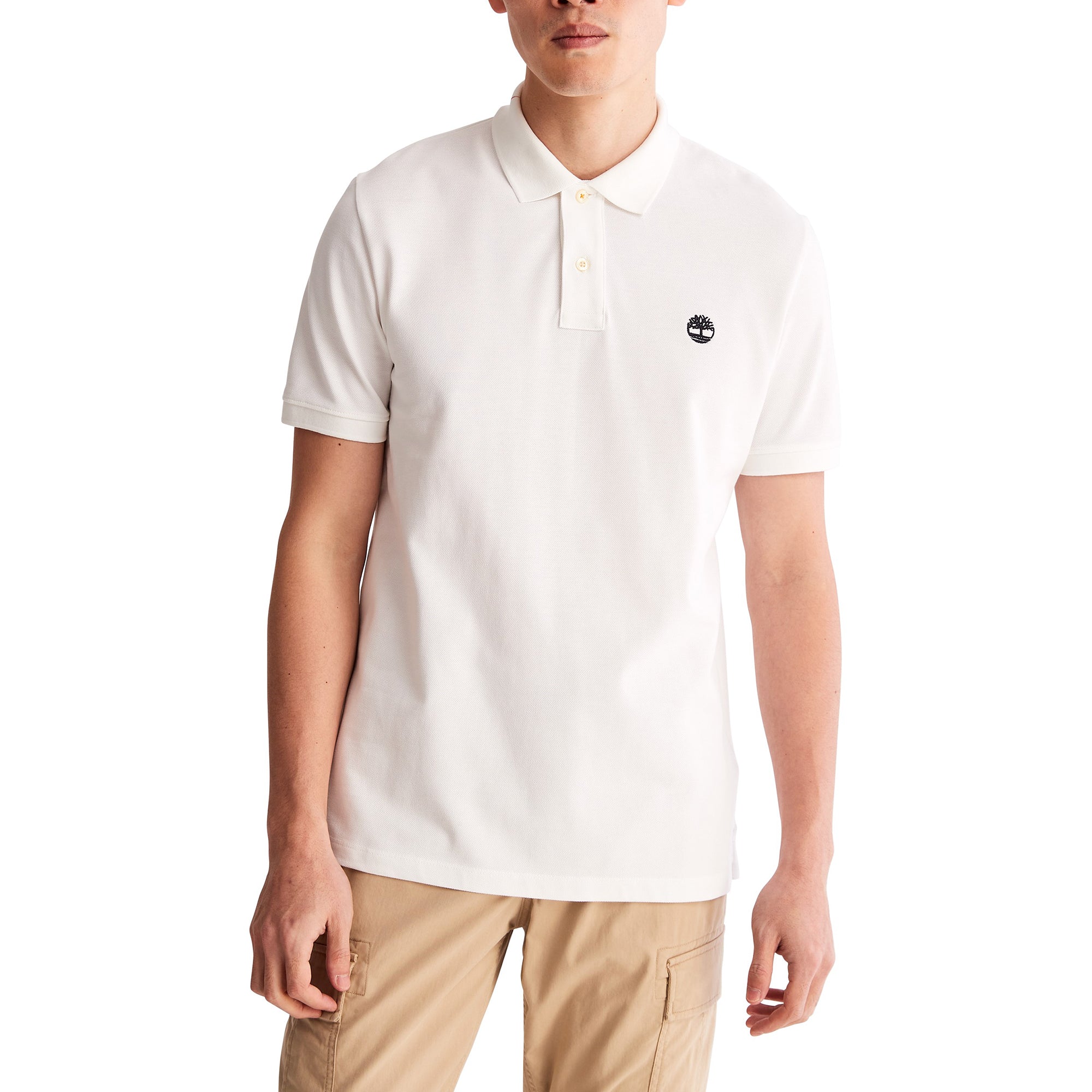 Timberland Millers River Pique Polo - White