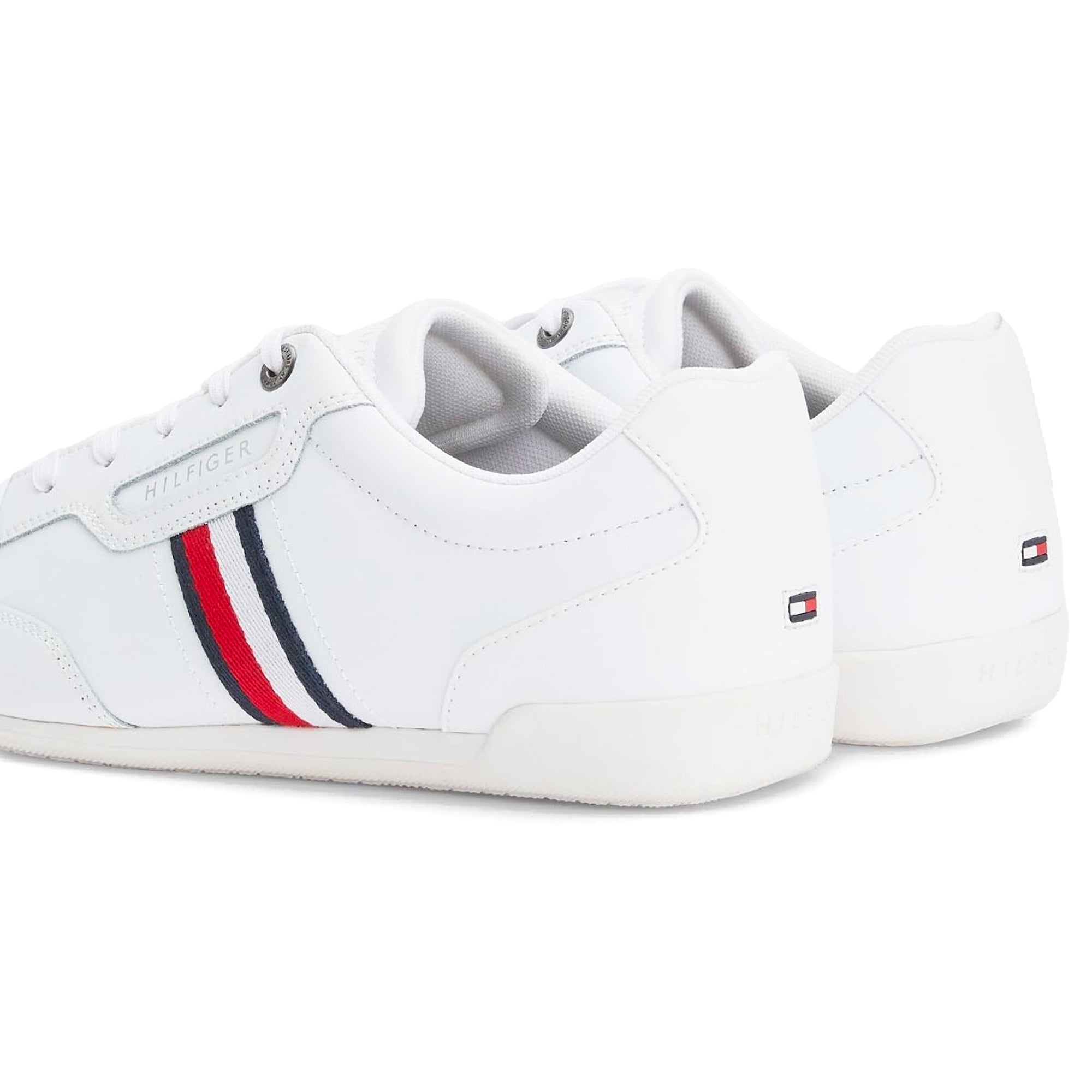Tommy Hilfiger Classic Webbing Cupsole Trainers - White